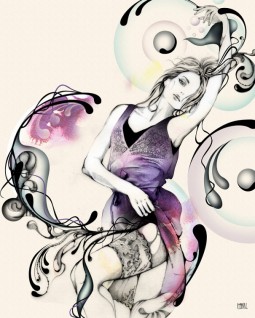 Pomme Chan’s Voluptuous Illustrations